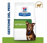 Hill's PRESCRIPTION DIET Metabolic crocchette per cani per la gestione del peso con agnello e riso da kg 12